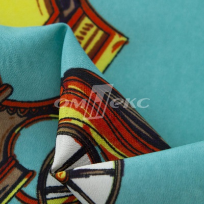 Плательная ткань "Фламенко" 16.2, 80 гр/м2, шир.150 см, принт этнический - купить в Кызыле. Цена 241.49 руб.