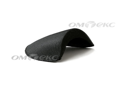 Плечевые накладки OВТ-10, обшитые, цвет чёрный - купить в Кызыле. Цена: 17.64 руб.