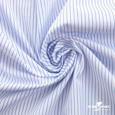 Ткань сорочечная Ронда, 115 г/м2, 58% пэ,42% хл, шир.150 см, цв.3-голубая, (арт.114) - купить в Кызыле. Цена 306.69 руб.