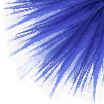 Фатин матовый 16-101, 12 гр/м2, шир.300см, цвет т.синий - купить в Кызыле. Цена 100.92 руб.