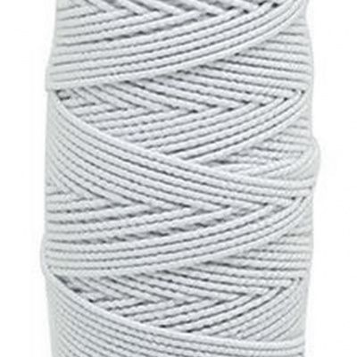 Нитка - резинка Спандекс 25 м (уп-10шт)-белые - купить в Кызыле. Цена: 35.65 руб.