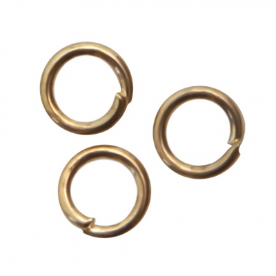 Кольцо  соединительное для бижутерии 4 мм, цв.-золото - купить в Кызыле. Цена: 0.41 руб.