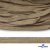 Шнур плетеный d-8 мм плоский, 70% хлопок 30% полиэстер, уп.85+/-1 м, цв.1022-бежевый - купить в Кызыле. Цена: 735 руб.