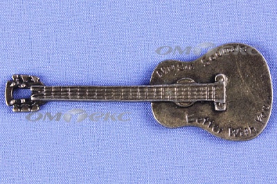 Декоративный элемент для творчества из металла "Гитара"  - купить в Кызыле. Цена: 19.99 руб.
