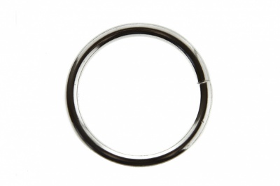 Кольцо металлическое d-3 х 32 мм, цв.-никель - купить в Кызыле. Цена: 3.92 руб.
