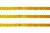 Пайетки "ОмТекс" на нитях, CREAM, 6 мм С / упак.73+/-1м, цв. 92 - золото - купить в Кызыле. Цена: 484.77 руб.
