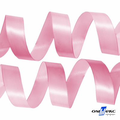 050-нежно-розовый Лента атласная упаковочная (В) 85+/-5гр/м2, шир.25 мм (1/2), 25+/-1 м - купить в Кызыле. Цена: 53.96 руб.