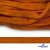 Шнур плетеный (плоский) d-12 мм, (уп.90+/-1м), 100% полиэстер, цв.267 - оранжевый - купить в Кызыле. Цена: 8.62 руб.