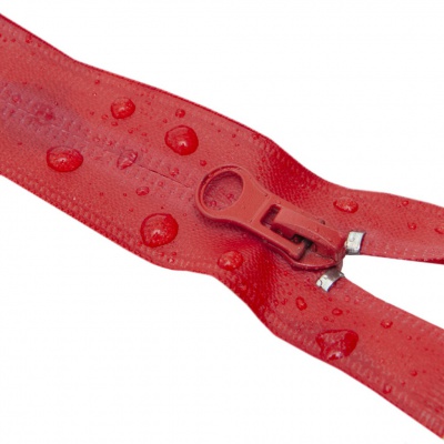 Молния водонепроницаемая PVC Т-7, 90 см, разъемная, цвет (820) красный - купить в Кызыле. Цена: 61.18 руб.