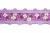 Тесьма декоративная 0385-6169, шир. 25 мм/уп. 22,8+/-1 м, цвет 01-фиолетовый - купить в Кызыле. Цена: 387.43 руб.