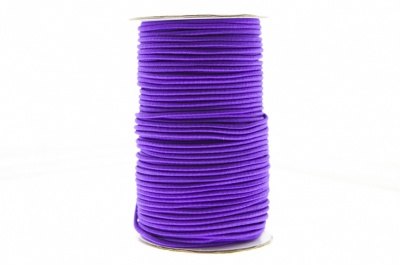 0370-1301-Шнур эластичный 3 мм, (уп.100+/-1м), цв.175- фиолет - купить в Кызыле. Цена: 459.62 руб.