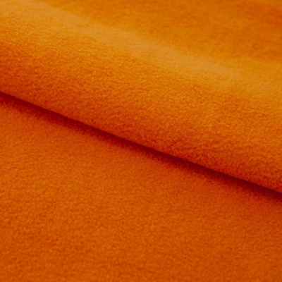 Флис DTY 16-1358, 250 г/м2, шир. 150 см, цвет оранжевый - купить в Кызыле. Цена 640.46 руб.