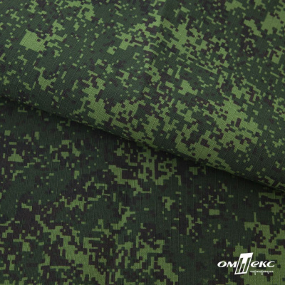Униформ Рип Стоп 80/20 полиэфир/хлопок, 205 г/м2,  принтованный темно-зеленый, ВО, шир. 150 см - купить в Кызыле. Цена 191.15 руб.