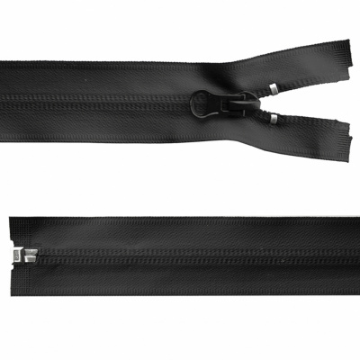 Молния водонепроницаемая PVC Т-7, 100 см, разъемная, цвет чёрный - купить в Кызыле. Цена: 61.89 руб.