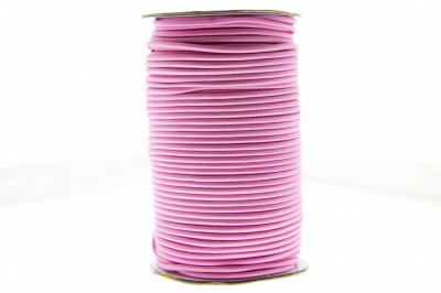 0370-1301-Шнур эластичный 3 мм, (уп.100+/-1м), цв.141- розовый - купить в Кызыле. Цена: 459.62 руб.