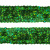 Тесьма с пайетками D4, шир. 20 мм/уп. 25+/-1 м, цвет зелёный - купить в Кызыле. Цена: 778.19 руб.