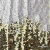 Трикотажное полотно, Сетка с пайетками, шир.130 см, #315, цв.-белый/золото - купить в Кызыле. Цена 693.39 руб.