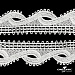 Н-30 -Кружево гипюр, шир.45 мм/уп.13,7 м, цв белый