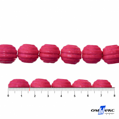 0309-Бусины деревянные "ОмТекс", 16 мм, упак.50+/-3шт, цв.023-розовый - купить в Кызыле. Цена: 62.22 руб.
