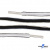 Шнурки #4-27, круглые 130 см, двухцветные (черно/белый) - купить в Кызыле. Цена: 47.04 руб.