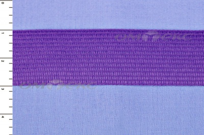 Окантовочная тесьма №0225, шир. 22 мм (в упак. 100 м), цвет фиолет - купить в Кызыле. Цена: 271.60 руб.