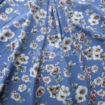 Плательная ткань "Фламенко" 12.1, 80 гр/м2, шир.150 см, принт растительный - купить в Кызыле. Цена 241.49 руб.
