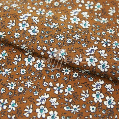 Плательная ткань "Фламенко" 11.1, 80 гр/м2, шир.150 см, принт растительный - купить в Кызыле. Цена 239.03 руб.