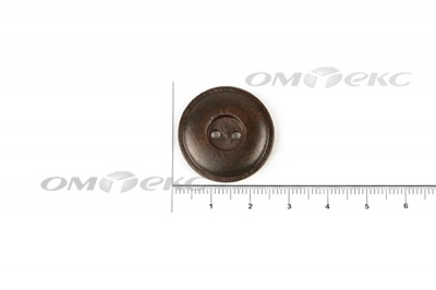 Пуговица деревянная круглая №54 (25мм) - купить в Кызыле. Цена: 4.12 руб.