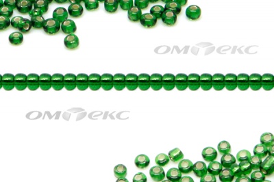 Бисер (SL) 11/0 ( упак.100 гр) цв.27В - зелёный - купить в Кызыле. Цена: 53.34 руб.
