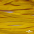 Шнур плетеный (плоский) d-12 мм, (уп.90+/-1м), 100% полиэстер, цв.269 - жёлтый - купить в Кызыле. Цена: 8.62 руб.