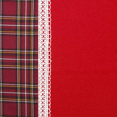 Ткань костюмная 21010 2023, 225 гр/м2, шир.150см, цвет красный - купить в Кызыле. Цена 390.73 руб.