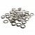Люверсы, металлические/14мм/никель (упак.1000 шт) - купить в Кызыле. Цена: 1 058.40 руб.