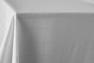 Скатертная ткань 25536/2005, 174 гр/м2, шир.150см, цвет белый - купить в Кызыле. Цена 272.21 руб.