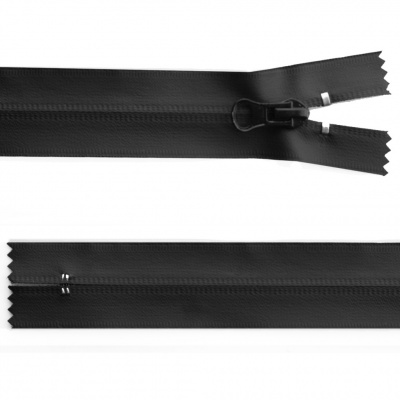Молния водонепроницаемая PVC Т-7, 20 см, неразъемная, цвет чёрный - купить в Кызыле. Цена: 21.56 руб.