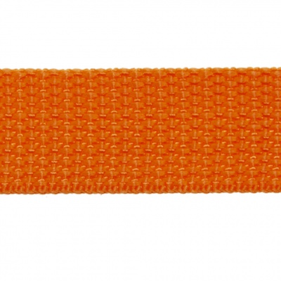 Стропа текстильная, шир. 25 мм (в нам. 50+/-1 ярд), цвет оранжевый - купить в Кызыле. Цена: 409.94 руб.