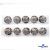 119-02 Кнопки пришивные декоративные металл 25 мм, цв.-никель - купить в Кызыле. Цена: 30.23 руб.
