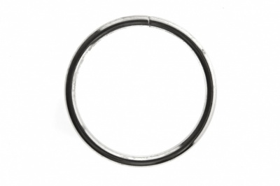 Кольцо металлическое №40 мм, цв.-никель - купить в Кызыле. Цена: 4.45 руб.
