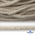 Шнур плетеный d-6 мм круглый, 70% хлопок 30% полиэстер, уп.90+/-1 м, цв.1077-лён - купить в Кызыле. Цена: 588 руб.