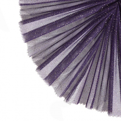 Сетка Глиттер, 24 г/м2, шир.145 см., пурпурный - купить в Кызыле. Цена 117.24 руб.