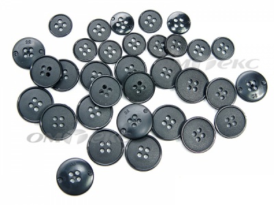 51926/15 мм (4 пр) черные пуговицы (брючные) - купить в Кызыле. Цена: 1.50 руб.