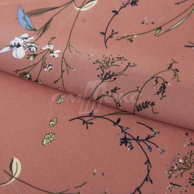Плательная ткань "Фламенко" 2.1, 80 гр/м2, шир.150 см, принт растительный - купить в Кызыле. Цена 311.05 руб.