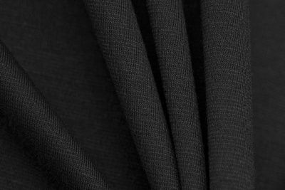 Трикотаж "Grange" BLACK 1# (2,38м/кг), 280 гр/м2, шир.150 см, цвет чёрно-серый - купить в Кызыле. Цена 861.22 руб.