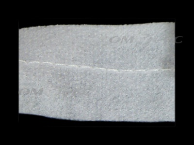 WS7225-прокладочная лента усиленная швом для подгиба 30мм-белая (50м) - купить в Кызыле. Цена: 16.71 руб.