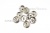Кнопки пришивные 30 мм никель - купить в Кызыле. Цена: 18.68 руб.