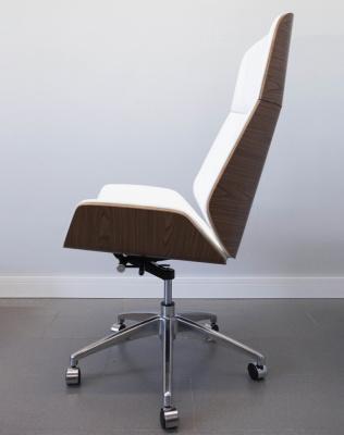 Кресло из натуральной кожи, каркас дерево арт. FX-BC06 - купить в Кызыле. Цена 34 820.52 руб.