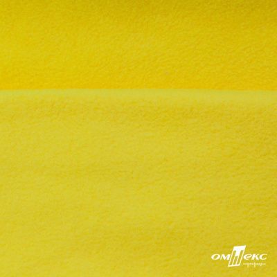 Флис DTY 14-0760, 240 г/м2, шир. 150 см, цвет яркий желтый - купить в Кызыле. Цена 640.46 руб.