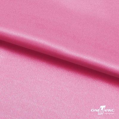 Поли креп-сатин 15-2215, 125 (+/-5) гр/м2, шир.150см, цвет розовый - купить в Кызыле. Цена 155.57 руб.