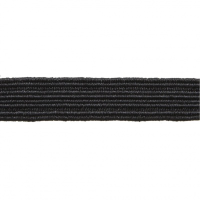 Резинка продежка С-52, шир. 7 мм (в нам. 100 м), чёрная  - купить в Кызыле. Цена: 637.57 руб.