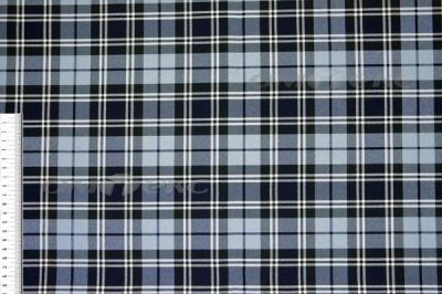Ткань костюмная клетка Т7274 2004, 220 гр/м2, шир.150см, цвет т.синий/гол/бел - купить в Кызыле. Цена 