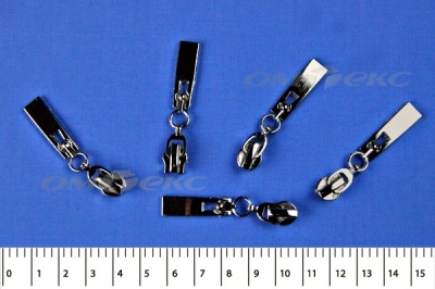 Слайдер декоративный, металлический №1/спираль Т7/никель - купить в Кызыле. Цена: 6.29 руб.